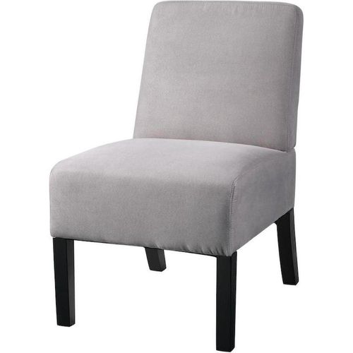 Fauteuil design tissu FIDO Gris - 3S. x Home - Modalova