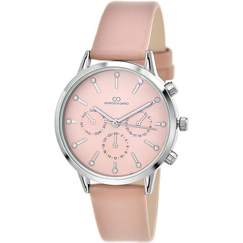 Montre Tracy beige ornée de Cristaux scintillants - So Charm Montres - Modalova