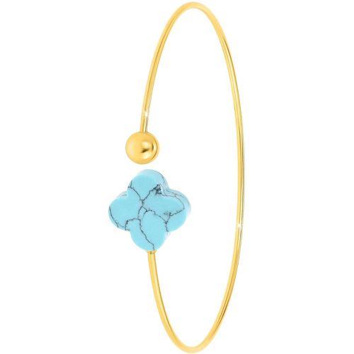 Jonc So Charm - B2493-TURQUOISE - Bracelet Mode Doré - So Charm Bijoux - Modalova