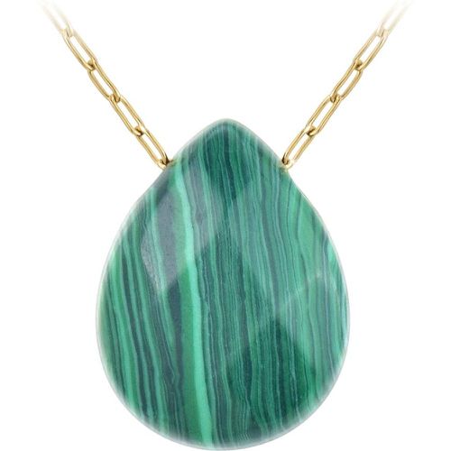 Collier So Charm - B2498-MALACHITE - Collier Mode Doré - So Charm Bijoux - Modalova