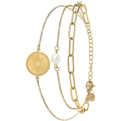 Bracelet So Charm - B3222-DORE - Bracelet Mode - So Charm Bijoux - Modalova