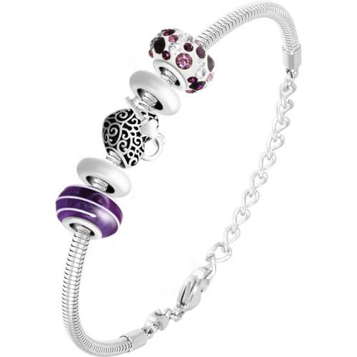 Bracelet So Charm - SB050-113-43-58-43-132 - Bracelet Mode Argenté - So Charm Bijoux - Modalova