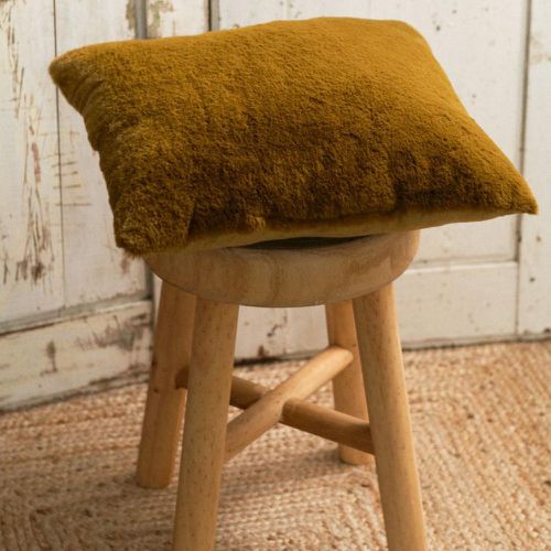 Coussin 45 x 45 Fausse fourrure Bronze Indies - Today - Modalova