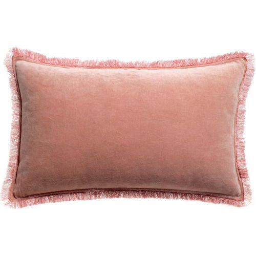 Coussin uni Fara Pink 30 x 50 - Vivaraise - Modalova