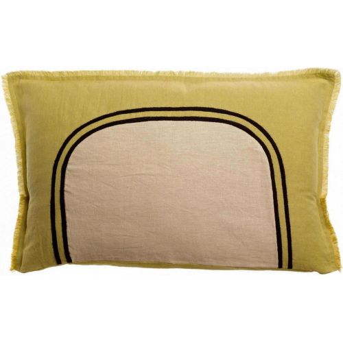 Coussin bicolore Laly Gold 40 x 65 - Maison Vivaraise - Modalova