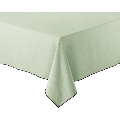 Nappe recyclée Grace Céladon 140 x 140 - Maison Vivaraise - Modalova
