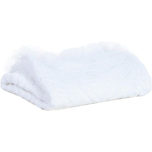 Serviette De Toilette Uni ZOE - Neige 50X100 cm - Vivaraise - Modalova