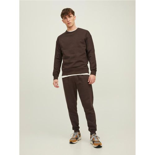 Sweat à capuche Relaxed Fit Col rond Manches longues Noir en coton - jack & jones - Modalova