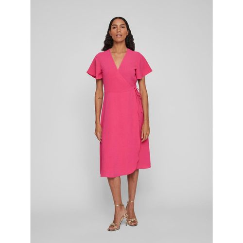 Robe longue rose foncé - Vila - Modalova