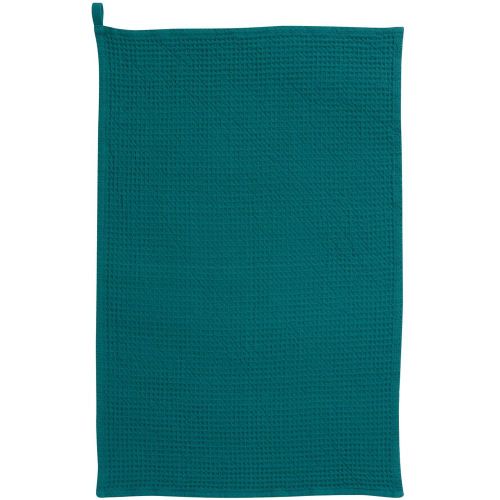 Torchon nid d'abeilles uni Mumba Paon 50 x 70 - Maison Vivaraise - Modalova