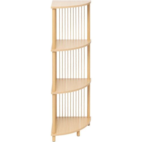 Etagère d'angle Kord 4 niveaux effet bois clair - 3S. x Home - Modalova