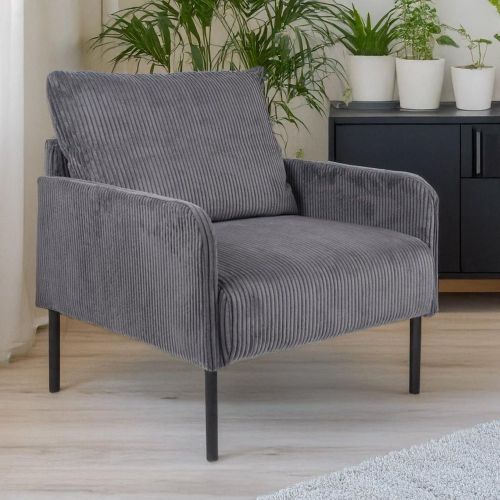 Fauteuil moderne et élégant Manuelo Velours côtelé - 3S. x Home - Modalova