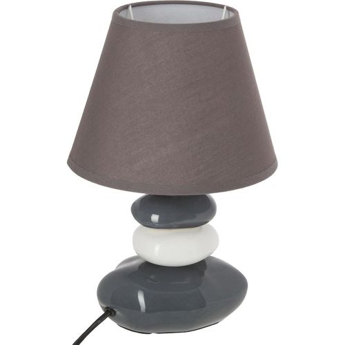 Lampe de chevet en céramique H31 galet taupe - 3S. x Home - Modalova