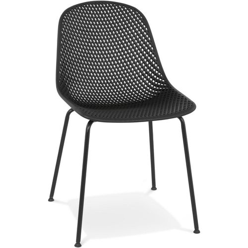 Chaise Noir design MARVIN - 3S. x Home - Modalova