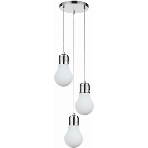 Ampoule pendante 3xE27 60W Chrome/Blanc - Britop Lighting - Modalova