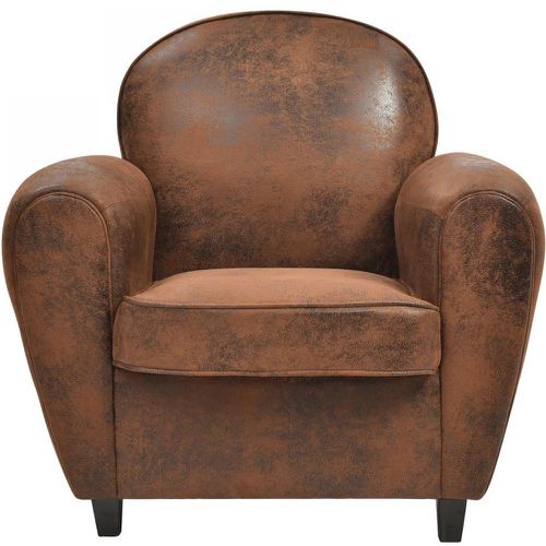 Fauteuil Club Marron - 3S. x Home - Modalova