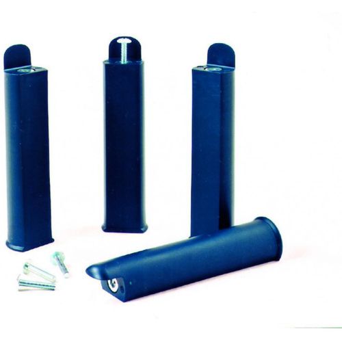 Lot de 4 Pieds de Lit PVC H22cm Bleu - 3S. x Home - Modalova