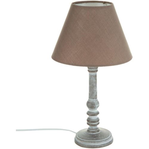 Lampe en bois taupe H36 cm - 3S. x Home - Modalova