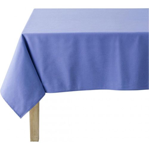 Nappe unie en coton, traitée Teflon, Made in France, CAMBRAI, bleu - Coucke - Modalova