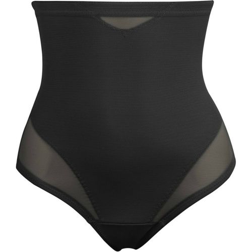String gainant taille haute noir en nylon - Miraclesuit - Modalova