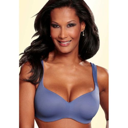Soutien-gorge corbeille armatures invisibles en microfibre - Bleu - Nuance - Modalova