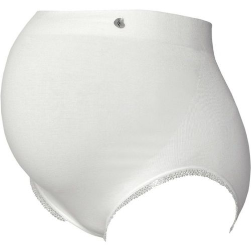 Culotte de grossesse taille haute - blanc en coton - Cache Coeur - Modalova