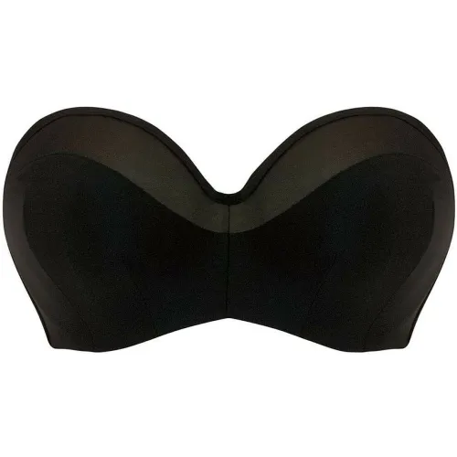 Soutien-gorge de bain bandeau noir en nylon - Curvy Kate Maillot - Modalova