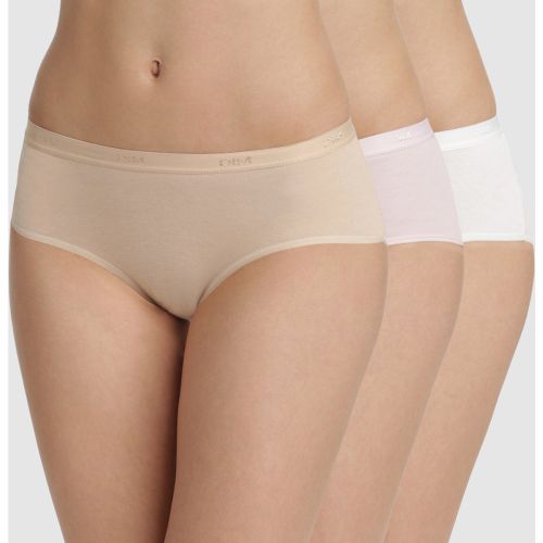 Lot de 3 boxers beige - Les Pockets en coton - Dim - Modalova