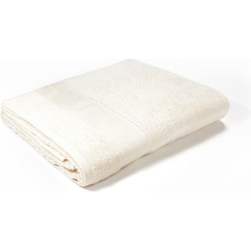 Drap de bain en coton RANGER 620 g/m² - Taille 100 x 150 cm - Ivore - Cogal - Modalova
