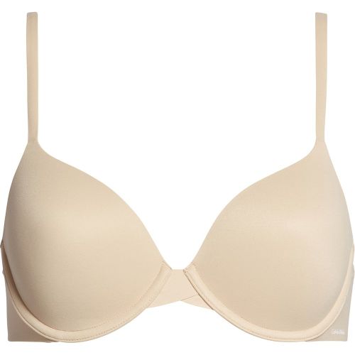 Soutien-gorge coques armatures beige en nylon - Calvin Klein Underwear - Modalova