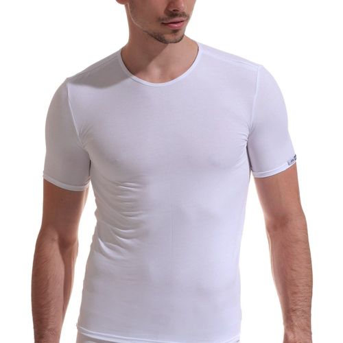 T-shirt manches courtes col rond en coton - Jolidon - Modalova
