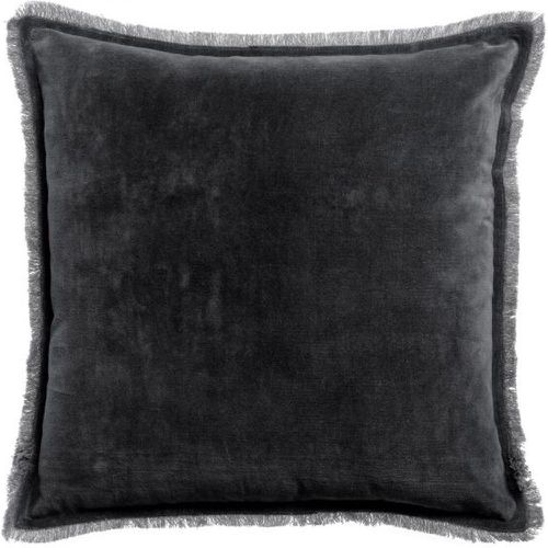 Coussin uni Fara Caviar 45 x 45 - Vivaraise - Modalova