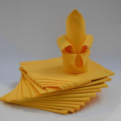Lot de 12 serviettes de table carré en coton citrus 44 x 44 cm - Calitex - Modalova