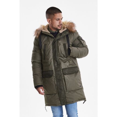 Parka Homme Kaki vert pin en coton - Blend - Modalova