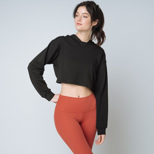 Sweat capuche crop top Coton - Iconic - Modalova