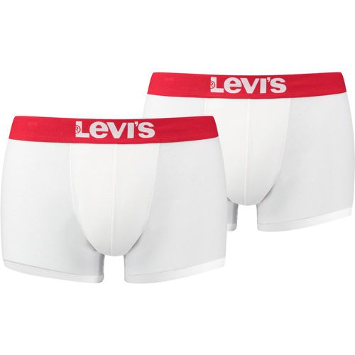 Lot de 2 boxers ceinture rouge élastique - en coton - Levi's Underwear - Modalova
