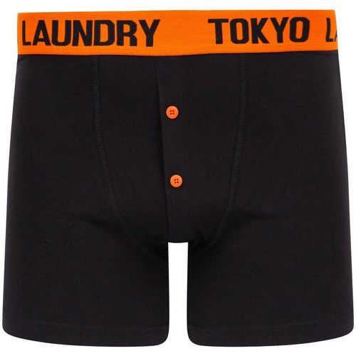 Pack boxer homme orange en coton - Tokyo Laundry - Modalova