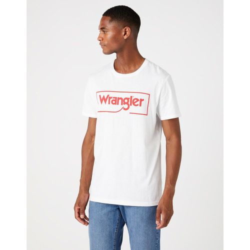 T-Shirt blanc Homme en coton - Wrangler - Modalova