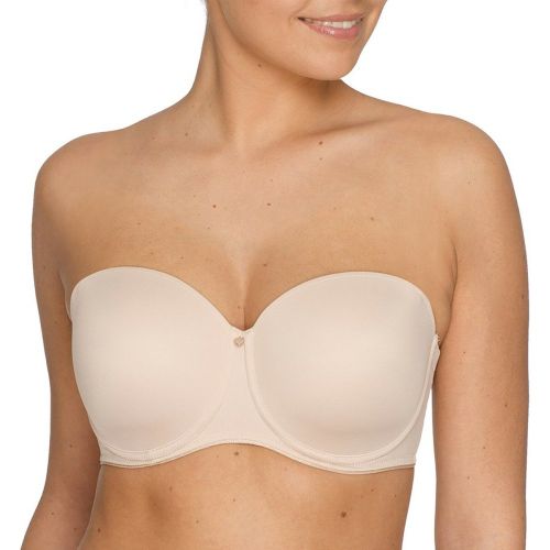 Soutien-gorge bandeau coques plongeant cappuccino - Prima Donna - Modalova