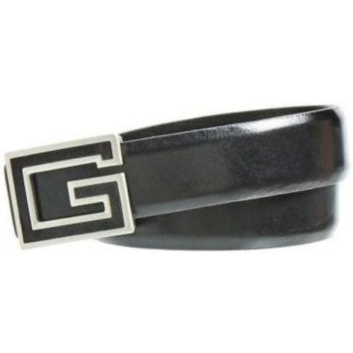 Ceinture en cuir avec boucle logo, /argenté - Guess Maroquinerie - Modalova