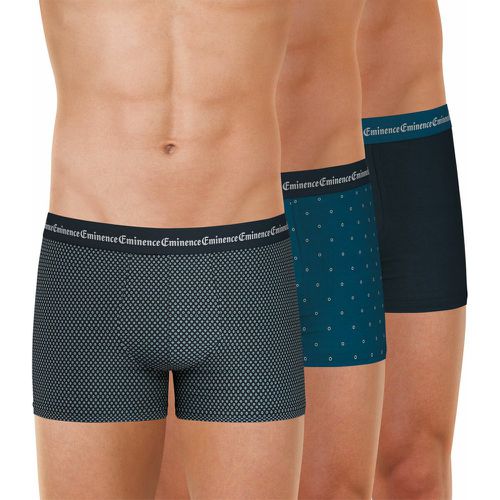 Lot de 3 boxers Business Print en coton - Eminence - Modalova