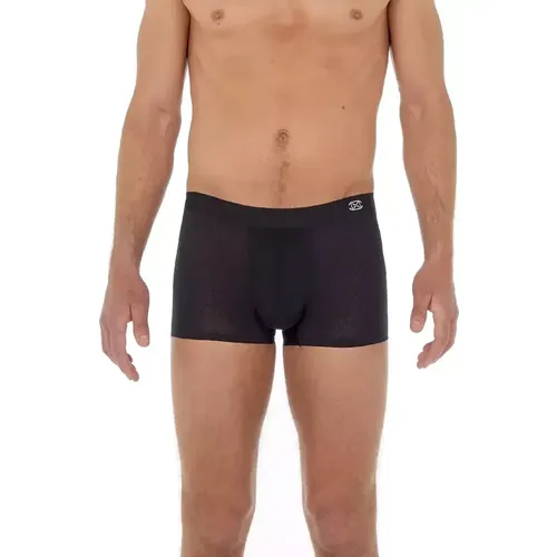 BOXER UNI NOIR EN MICROFIBRE AEREE ET SANS COUTURES ? H-FRESH - HOM - Modalova