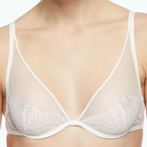 Soutien-gorge à armatures plongeant nacre - Passionata - Modalova