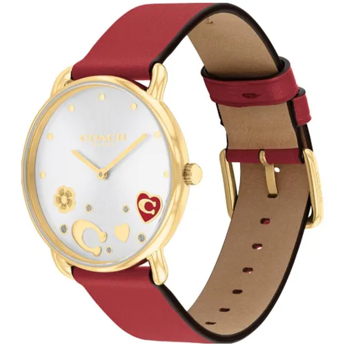 Montre Elliot - 14504520 Bracelet Cuir - Coach - Modalova