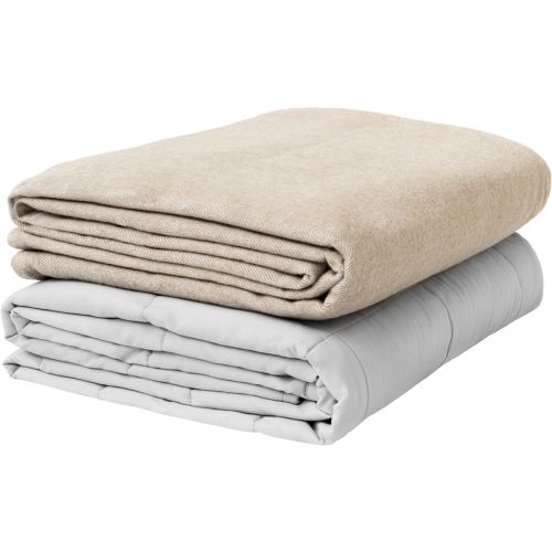 Couverture pondérée-HEYNIGHT- Taille 9,0 KG 120 x 120 cm Noisette - Cogal - Modalova