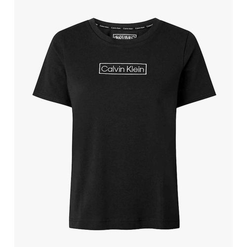 T-shirt col rond à manches courtes - Noir en coton - Calvin Klein Underwear - Modalova