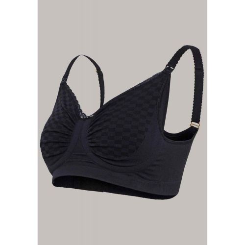 Soutien-gorge de grossesse et allaitement Carri-Gel - Damiers Noir - carriwell - Modalova