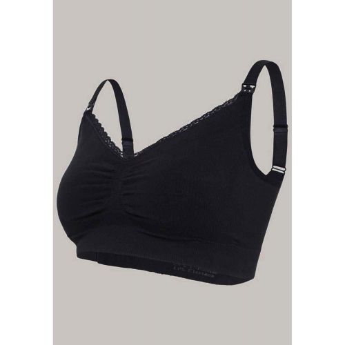 Soutien-gorge de grossesse et allaitement biologique - Noir en coton - carriwell - Modalova