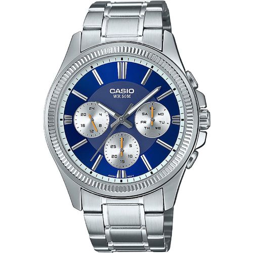 Montre Timeless Collection Men - MTP-1375PD-2A1VEF Bracelet Acier - Casio - Modalova