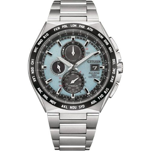 Montre Radio Controlled - AT8238-84M Bracelet Titane - Citizen - Modalova